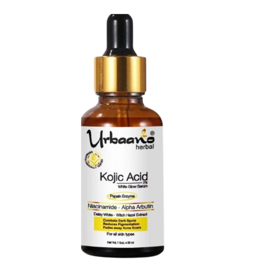 Urbaano Herbal 2% Kojic Acid White Glow Face Serum  Grab2Buy Urbaano Herbal Grab2Buy