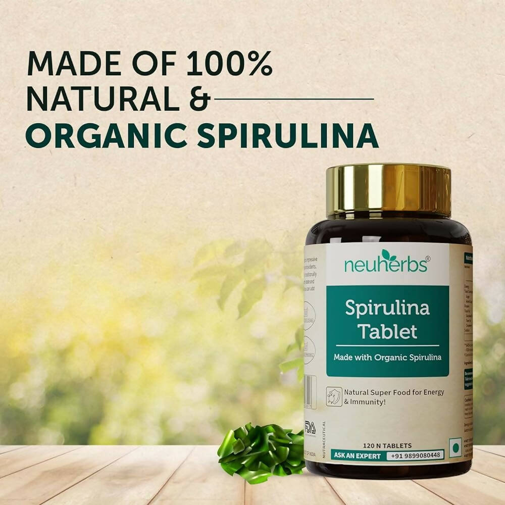 Neuherbs Organic Spirulina Tablets - Grab2buy