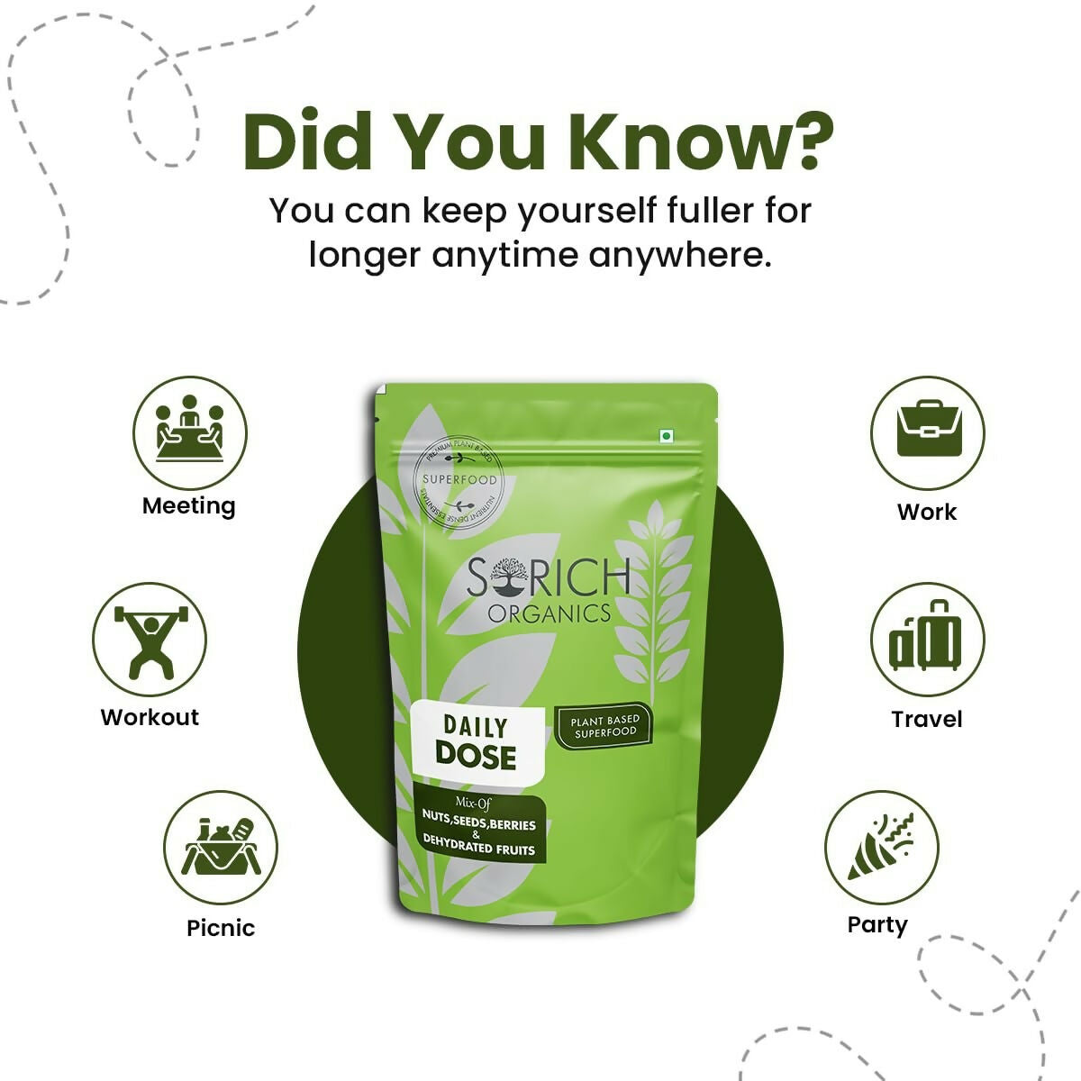 Sorich Organics Daily Dose Mix Nuts, Seeds and Berries 