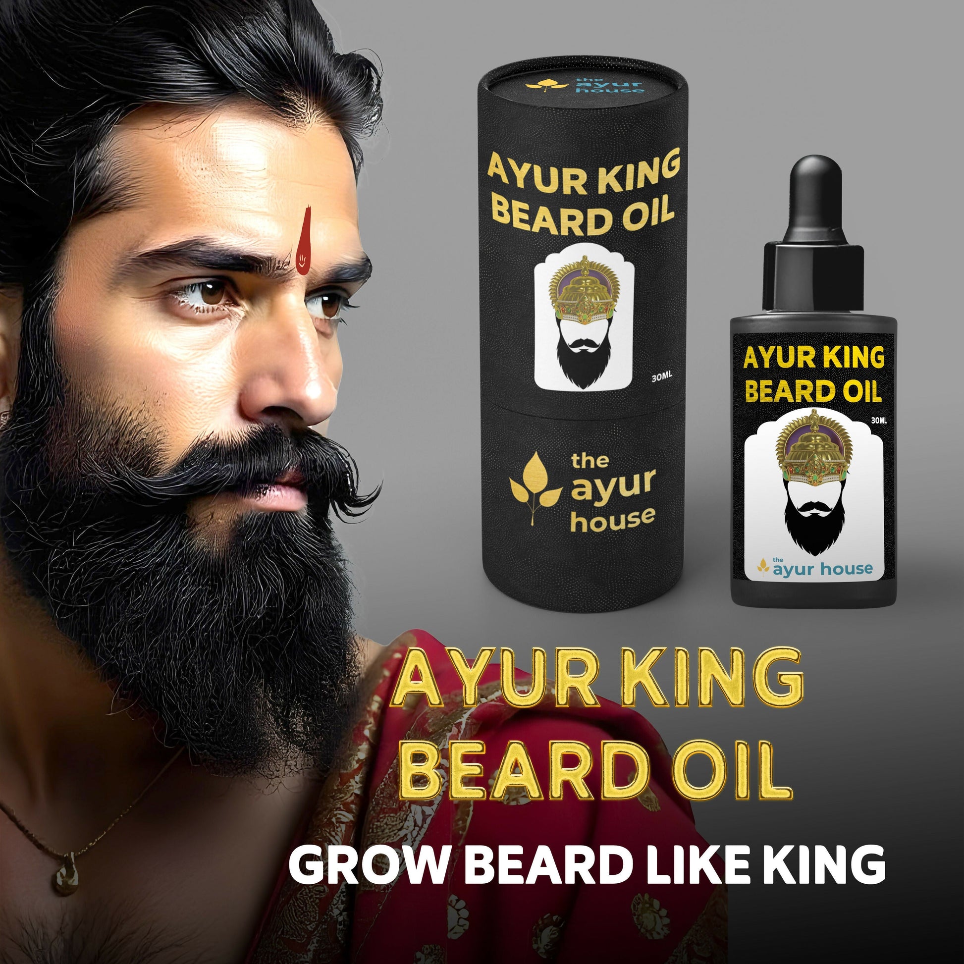 The Ayur House Ayur King Beard Oil  Grab2Buy The Ayur House Grab2Buy