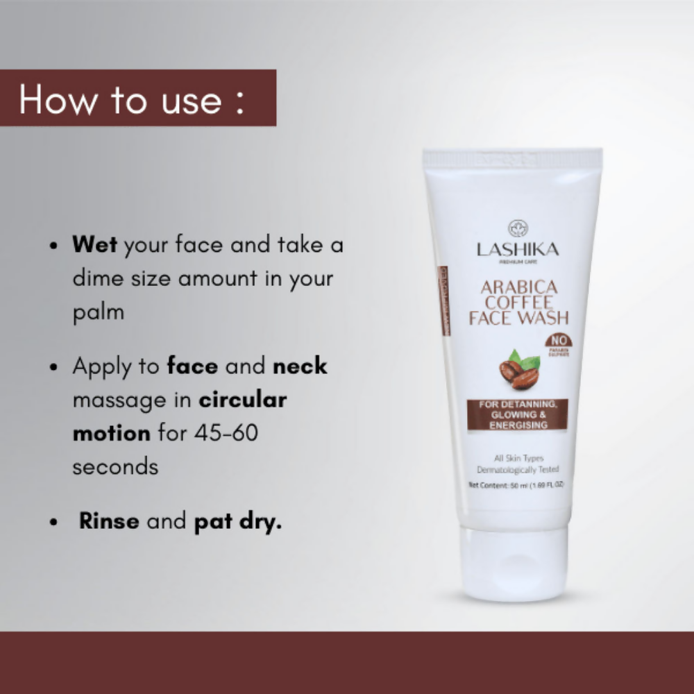 Lashika Arabica Coffee Face Wash 
