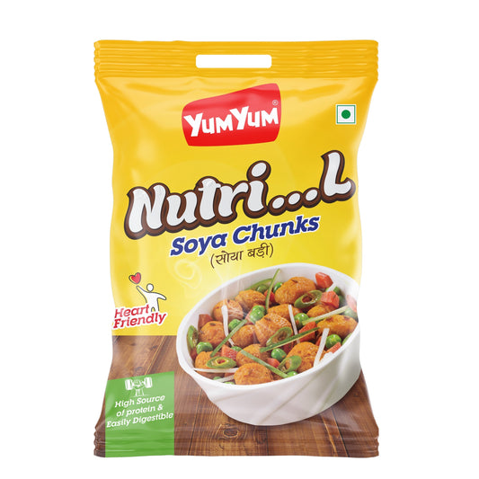 Yum Yum Soya Chunks Pouch  Grab2Buy Yum Yum Grab2Buy