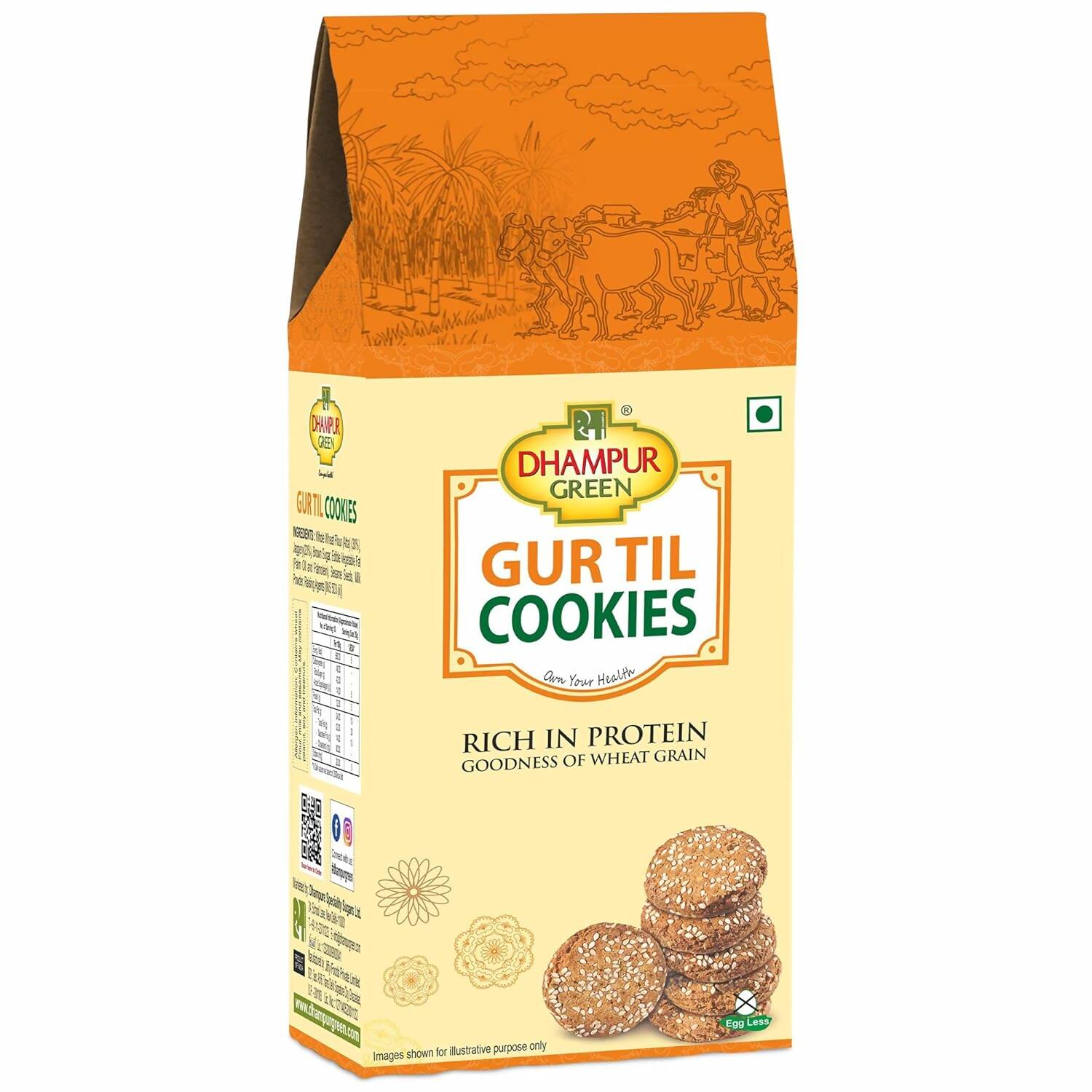 Dhampur Green Gur Til Cookies 