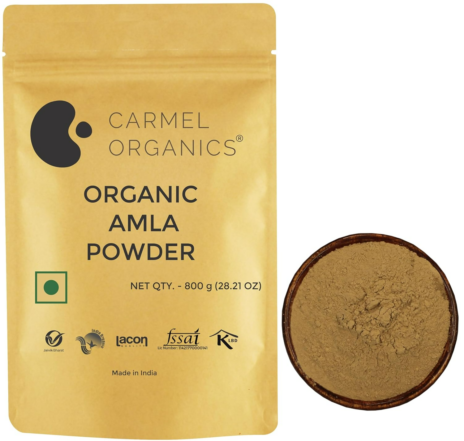 Carmel Organics Amla Fruit Powder 