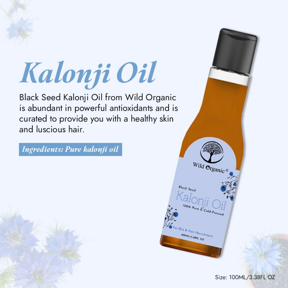 Wild Organic Cold Pressed Black Seed Kalonji Oil  Grab2Buy Wild Organic Grab2Buy