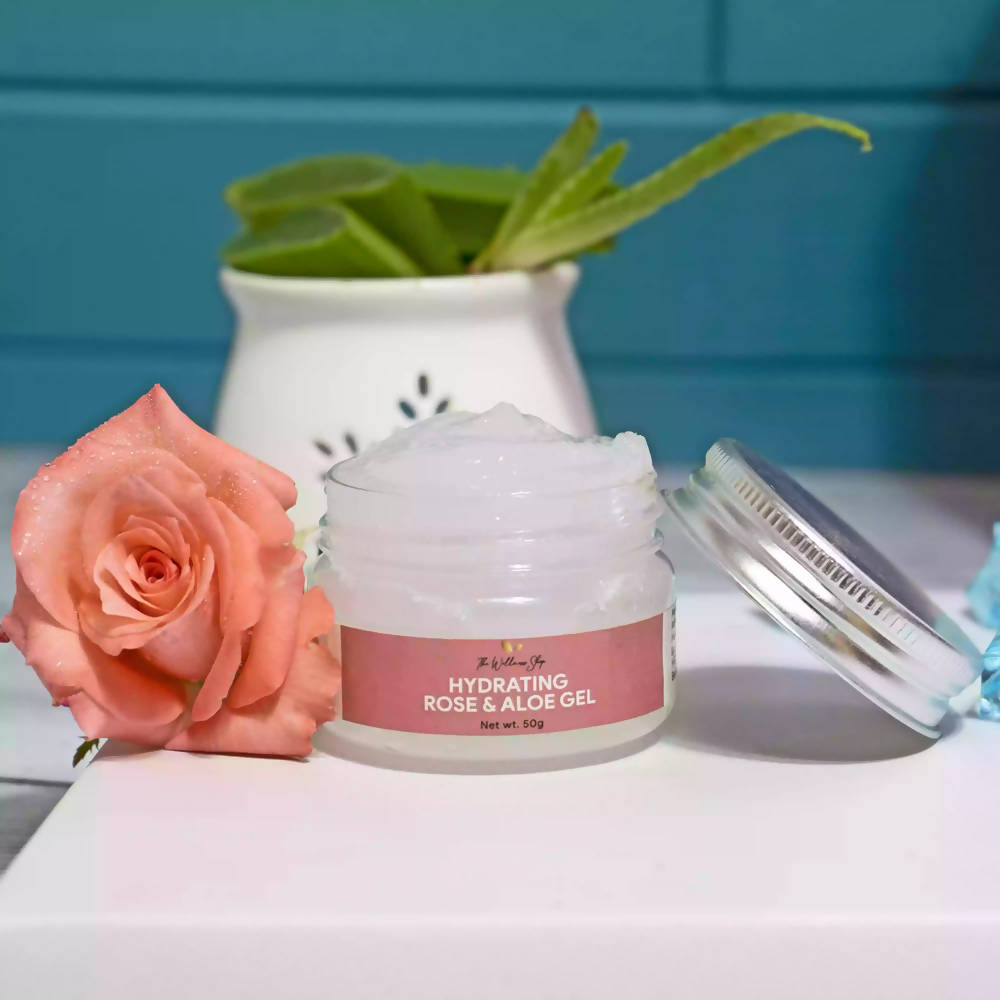 The Wellness Shop Hydrating Rose And Aloe Vera Face Gel  Grab2Buy The Wellness Shop Grab2Buy