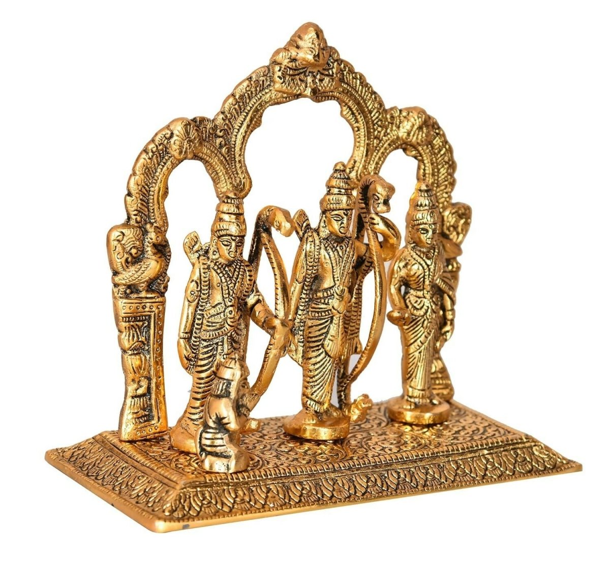 Ascension Metal Lord Ram Darbar Idol - Grab2buy