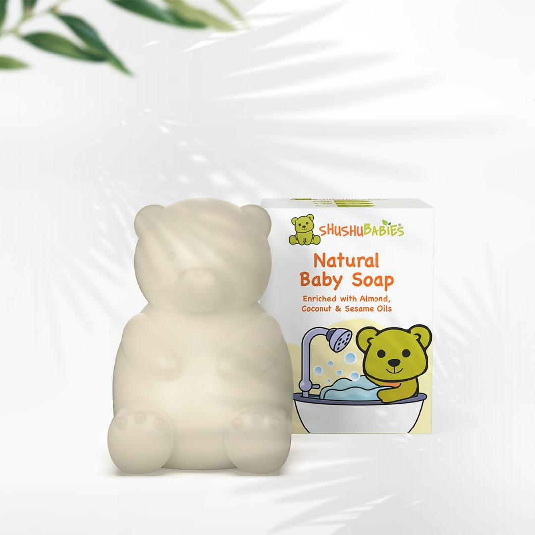 ShuShu Babies Cuddly Bear Natural Baby Soap (under 0-3 Years Baby) 