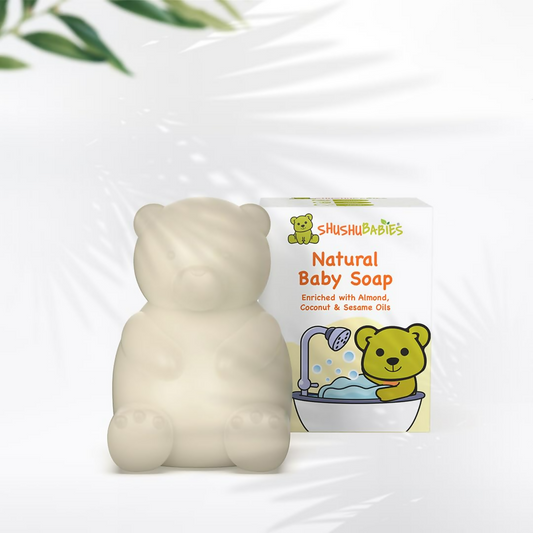 ShuShu Babies Cuddly Bear Natural Baby Soap (under 0-3 Years Baby) 