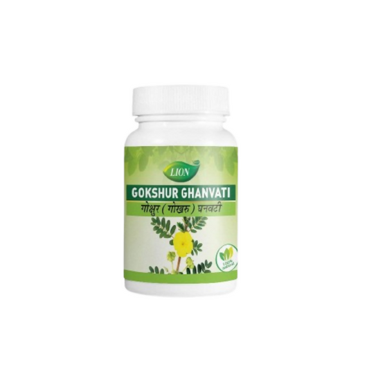 Lion Ayurveda Gokshur(Gokhru) Ghanvati, Green 