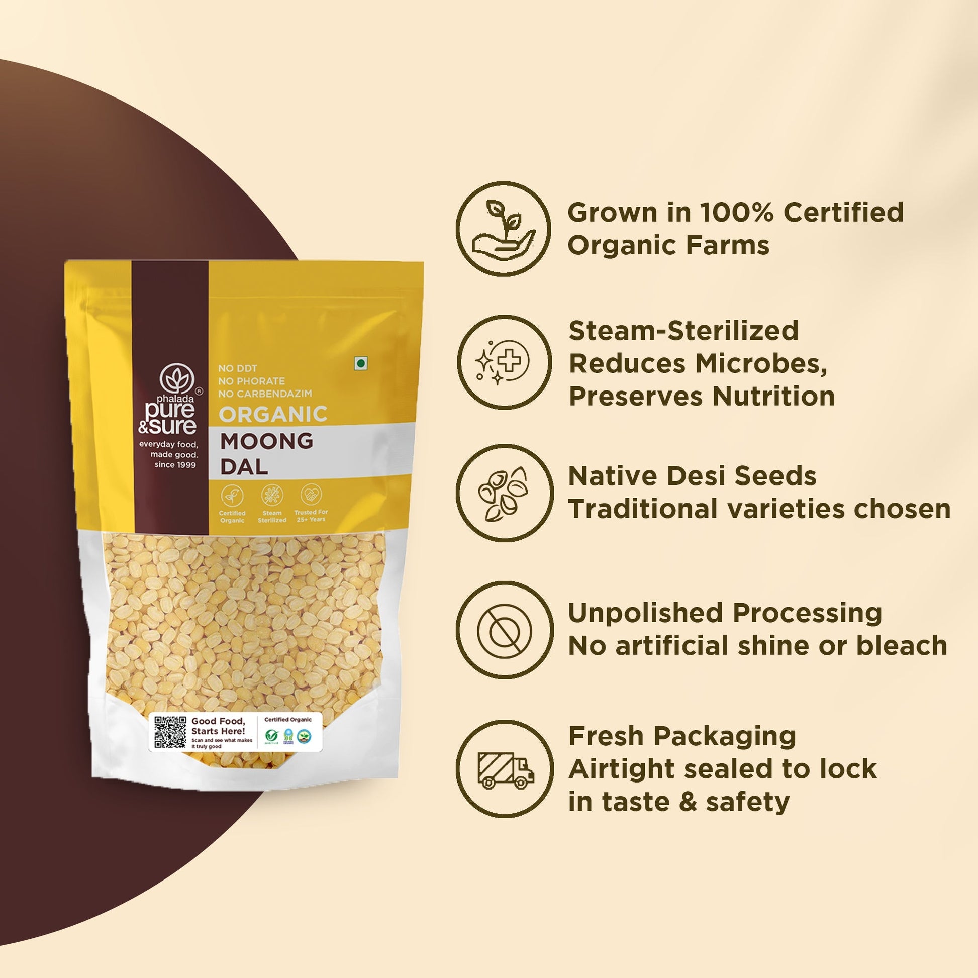 Pure & Sure Organic Moong Dal