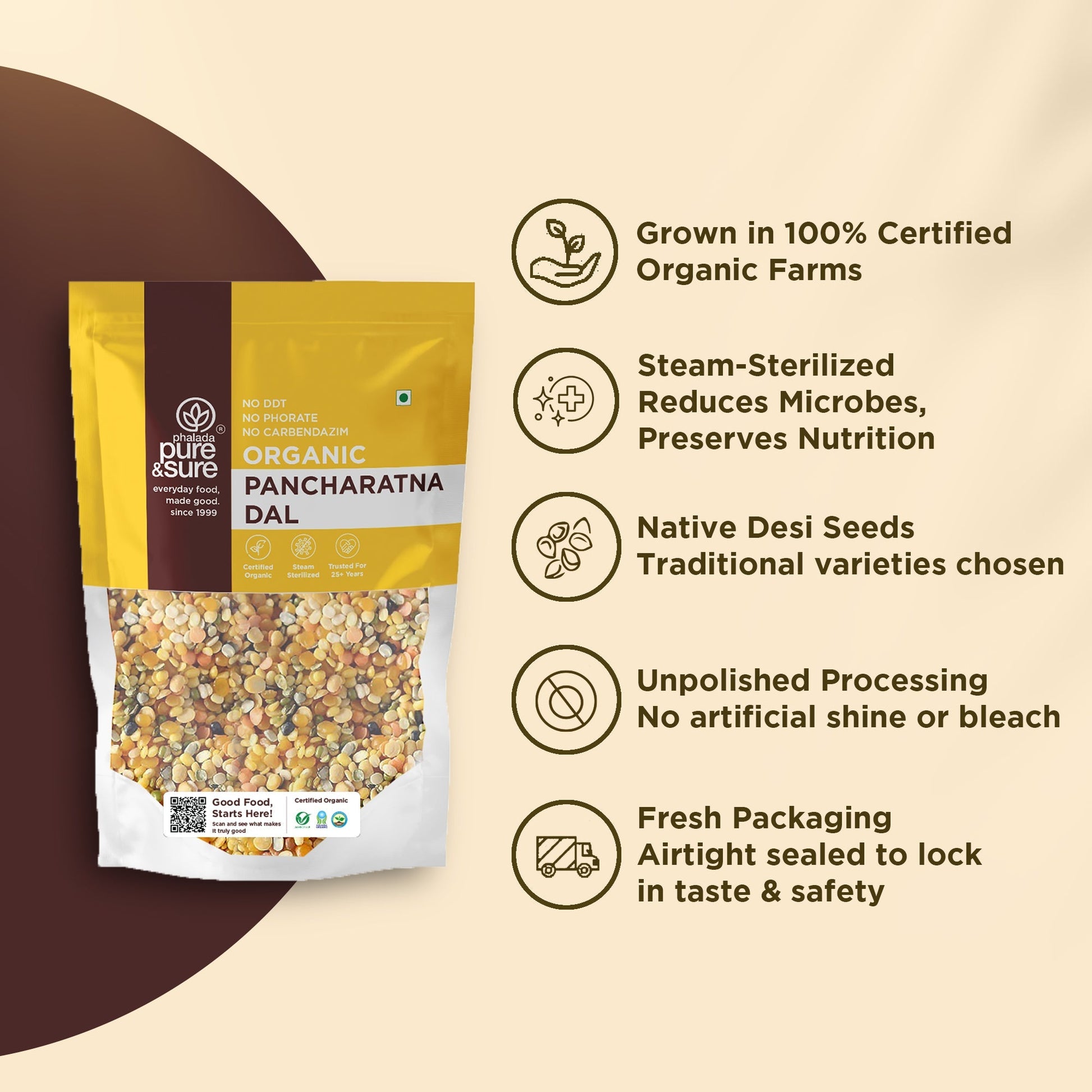 Pure & Sure Organic Pancharatna Dal