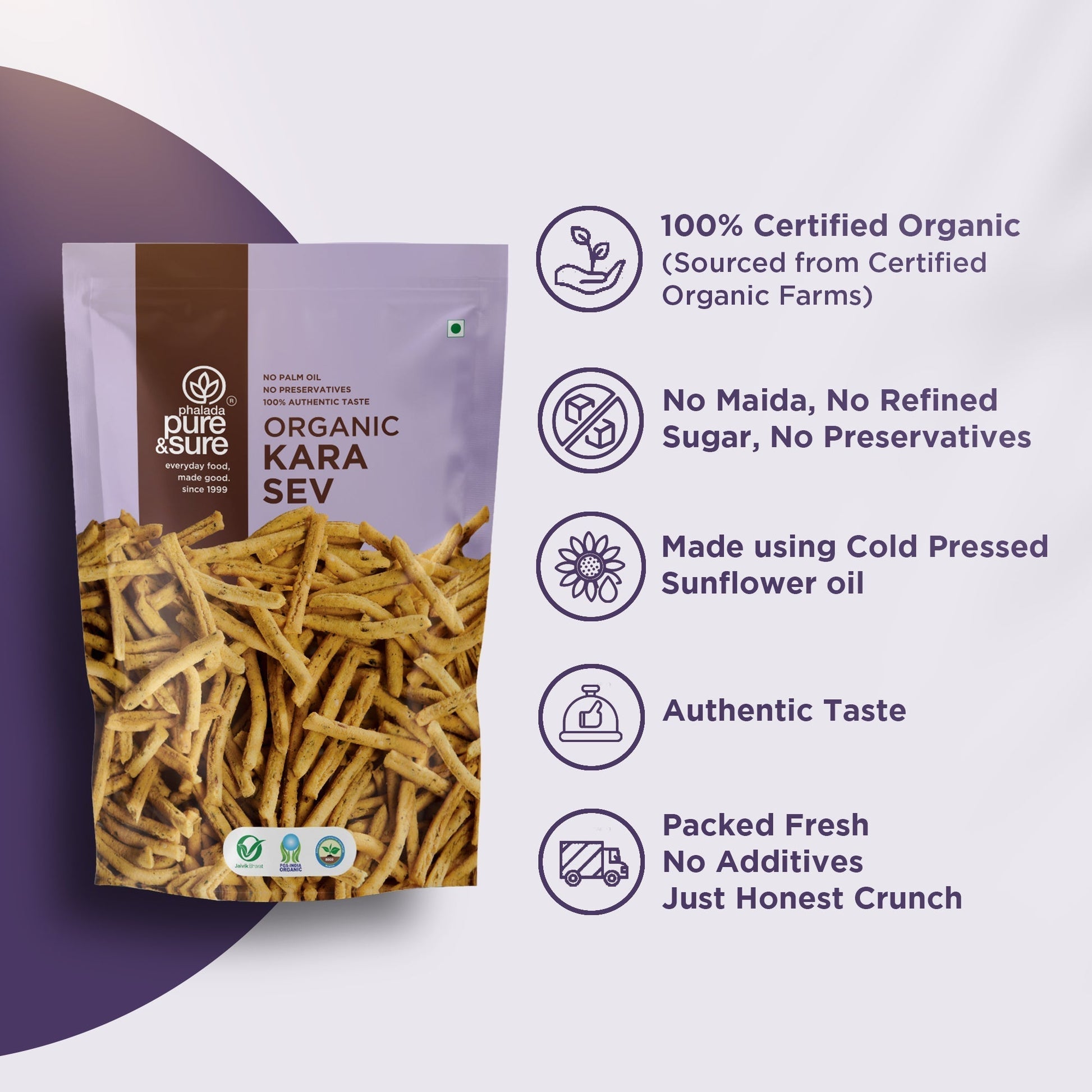 Pure & Sure Organic Kara Sev 