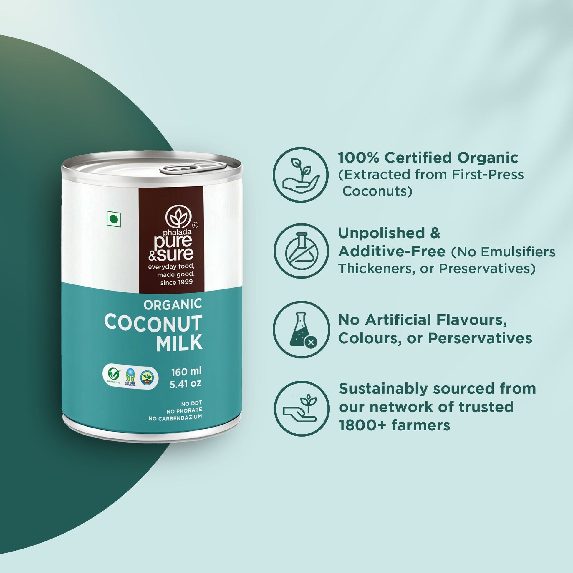 Pure & Sure Organic Coconut Milk  Grab2Buy Pure & Sure Grab2Buy