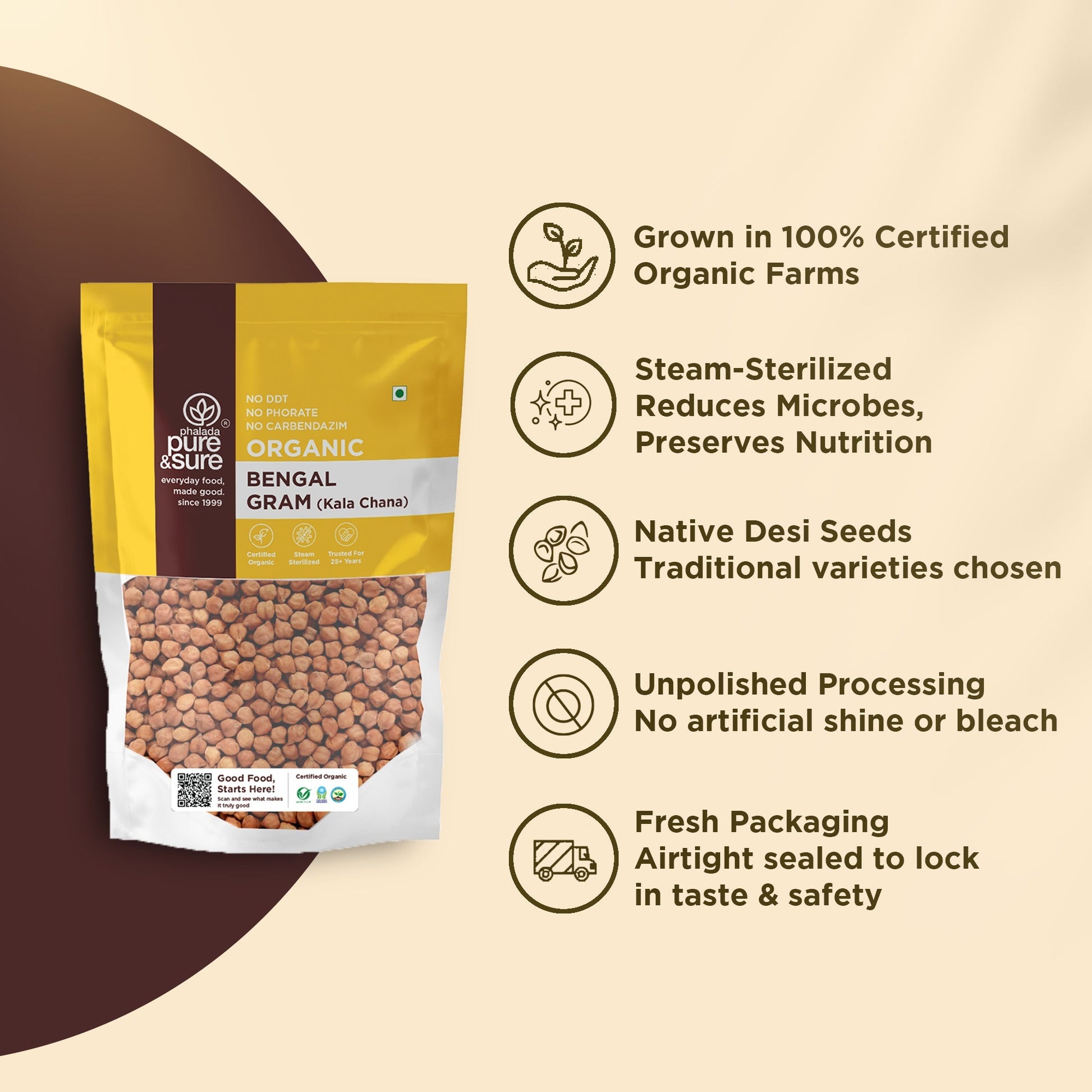 Pure & Sure Organic Bengal Gram
