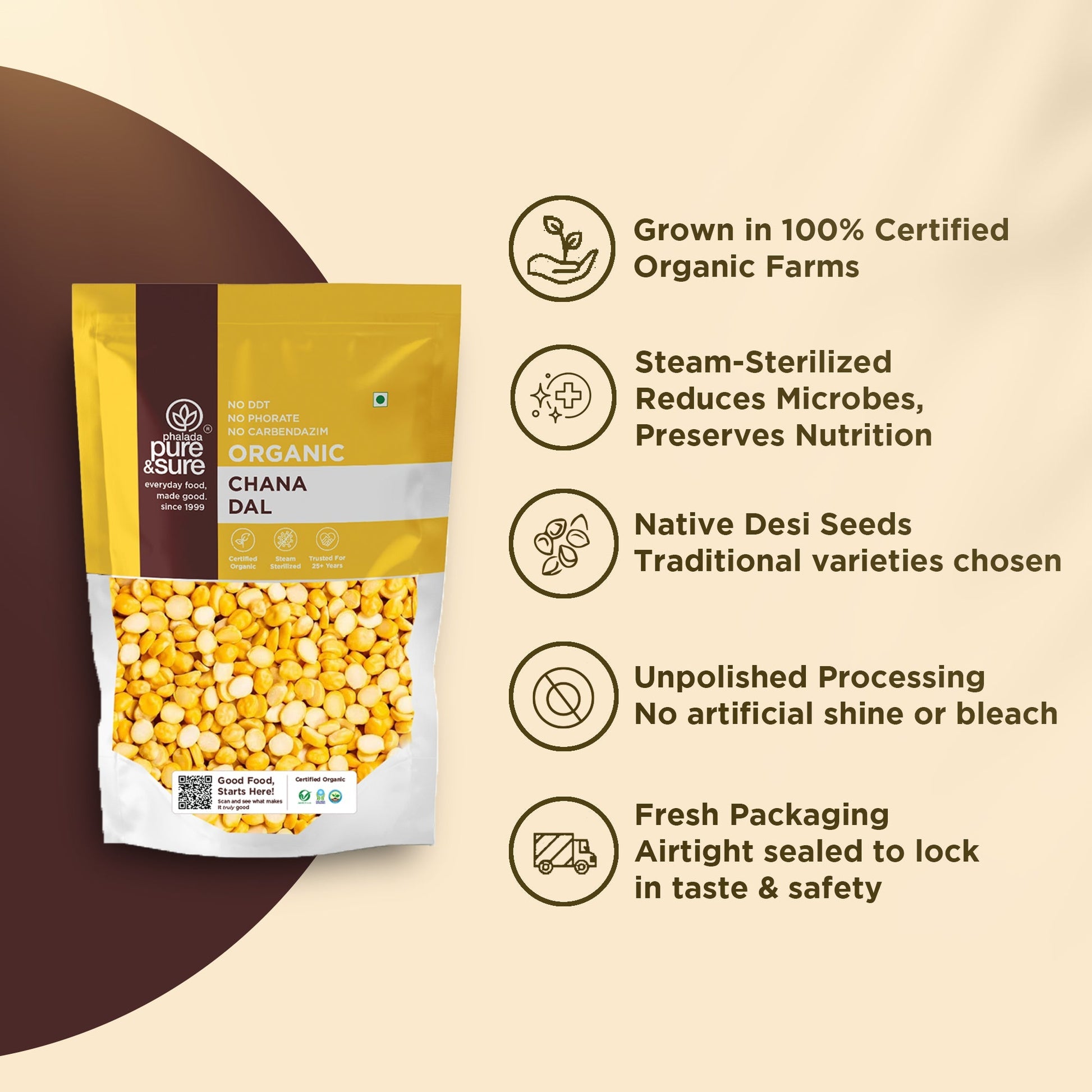 Pure & Sure Organic Chana Dal