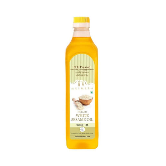 Mesmara Cold Pressed Hulled White Sesame Oil (Nuvvu Pappu) 