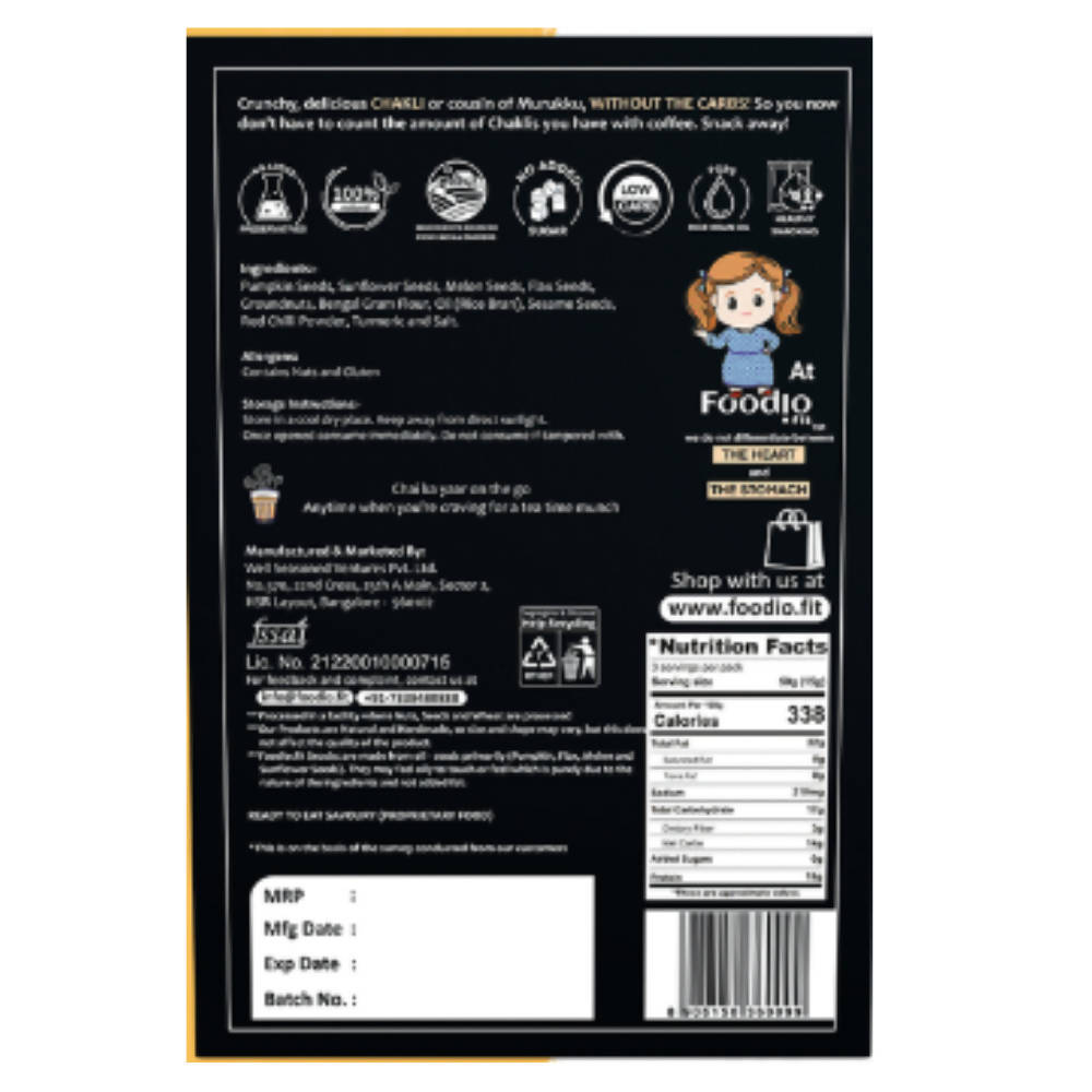 Foodio Low Carb Chakli - Grab2buy