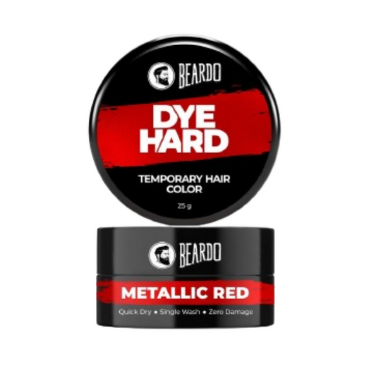 Beardo Dye Hard Temporary Hair Color Metallic Red 