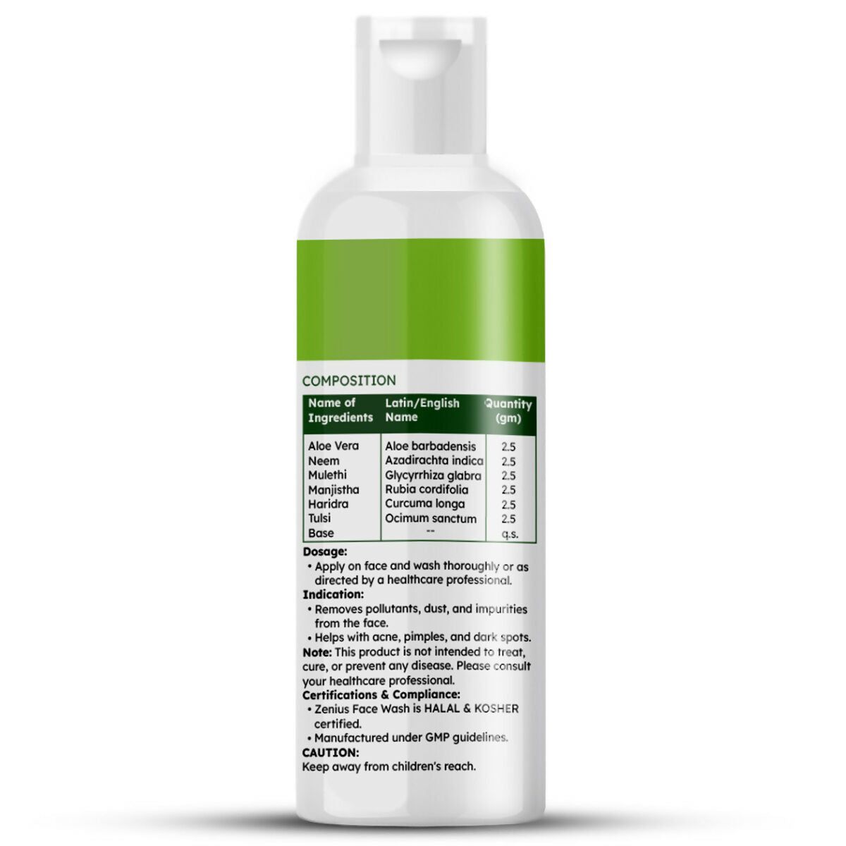 Zenius Aloe Neem Facewash for face Acne & Pimple  Grab2Buy Zenius Grab2Buy