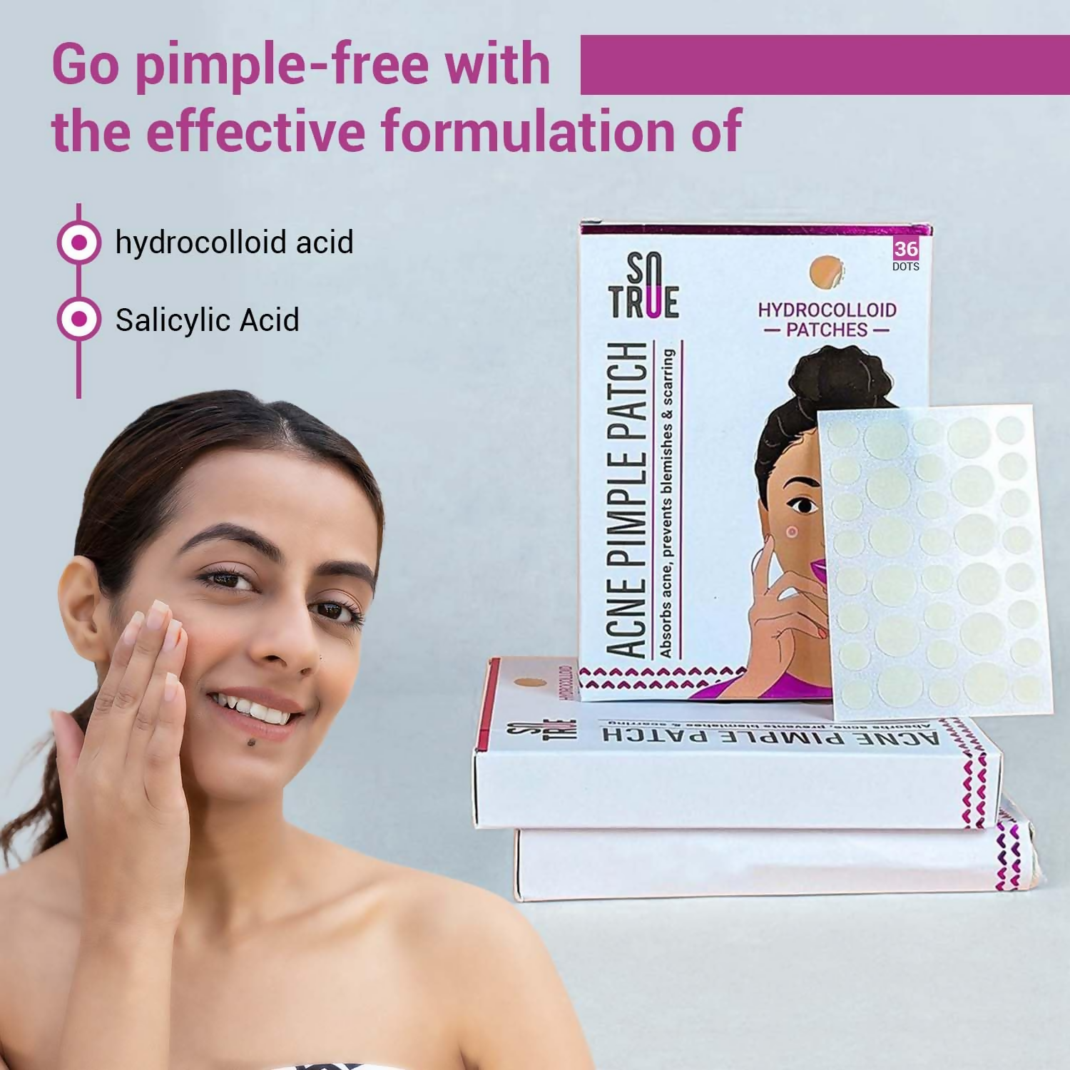 Sotrue Acne Pimple Patches For Face 