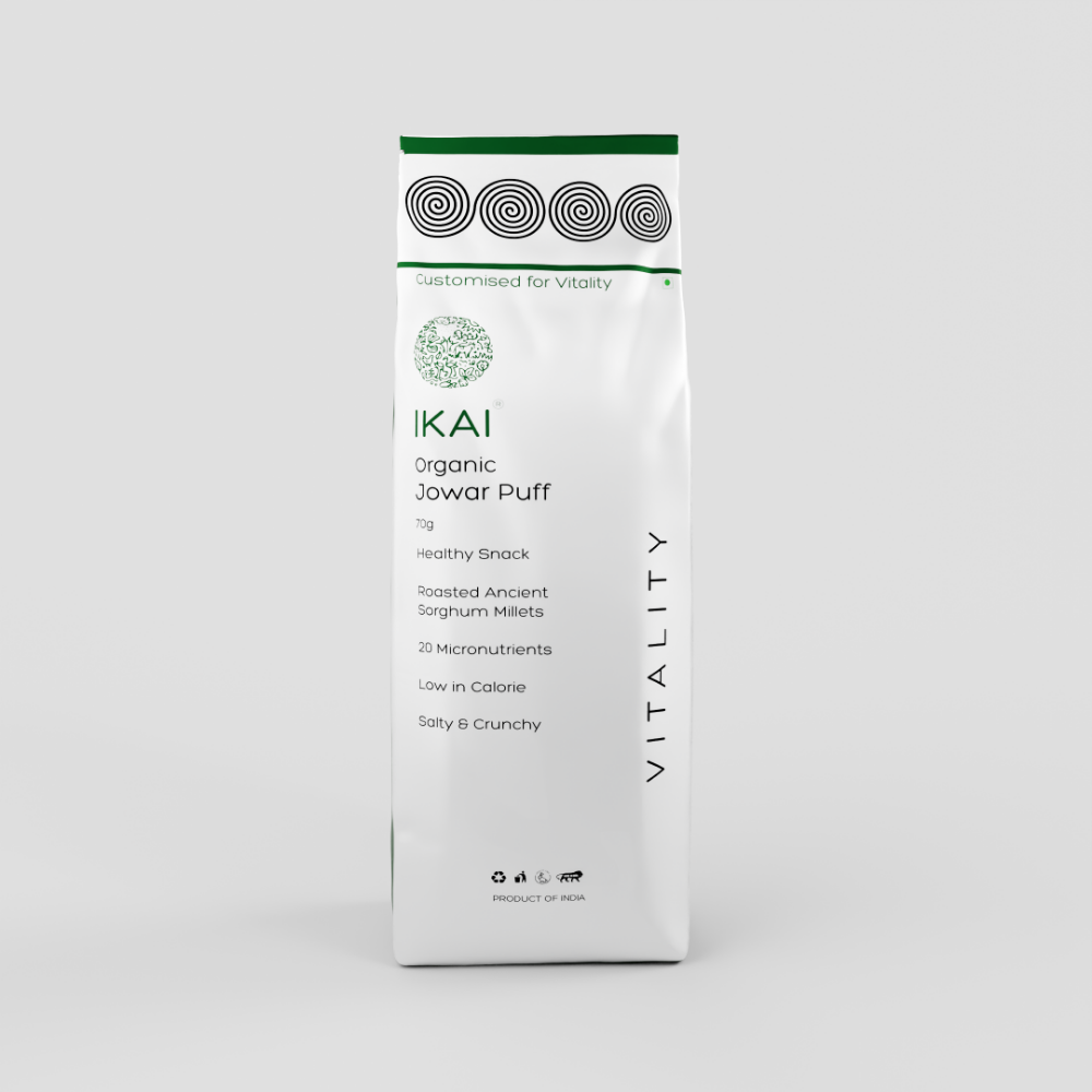IKAI Organic Jowar Puff (Roasted) Ikai Organic