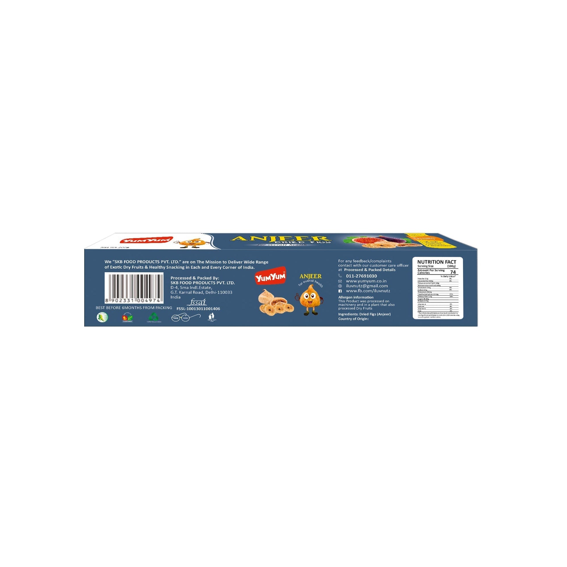Yum Yum Anjeer/Figs Box  Grab2Buy Yum Yum Grab2Buy