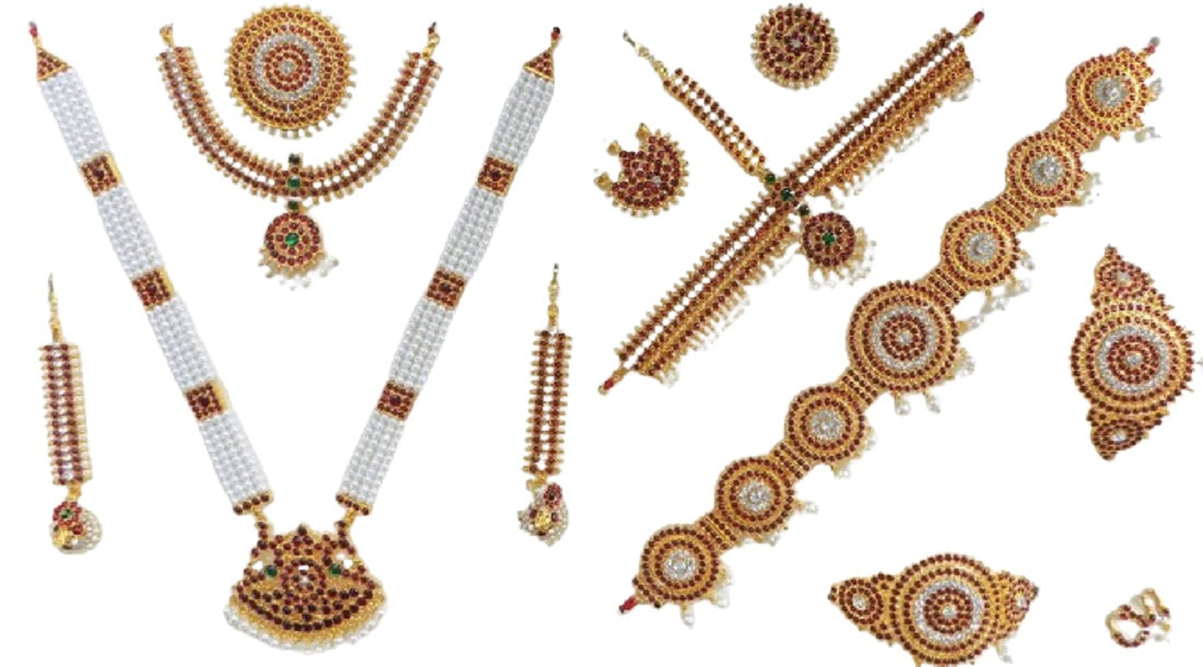 Elite Trading Bharatnatyam/Bridal jewelry set for women Elite Trade
