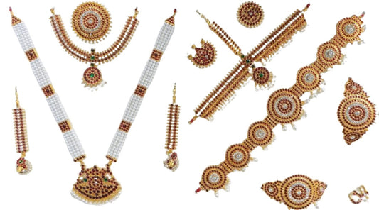 Elite Trading Bharatnatyam/Bridal jewelry set for women Elite Trade