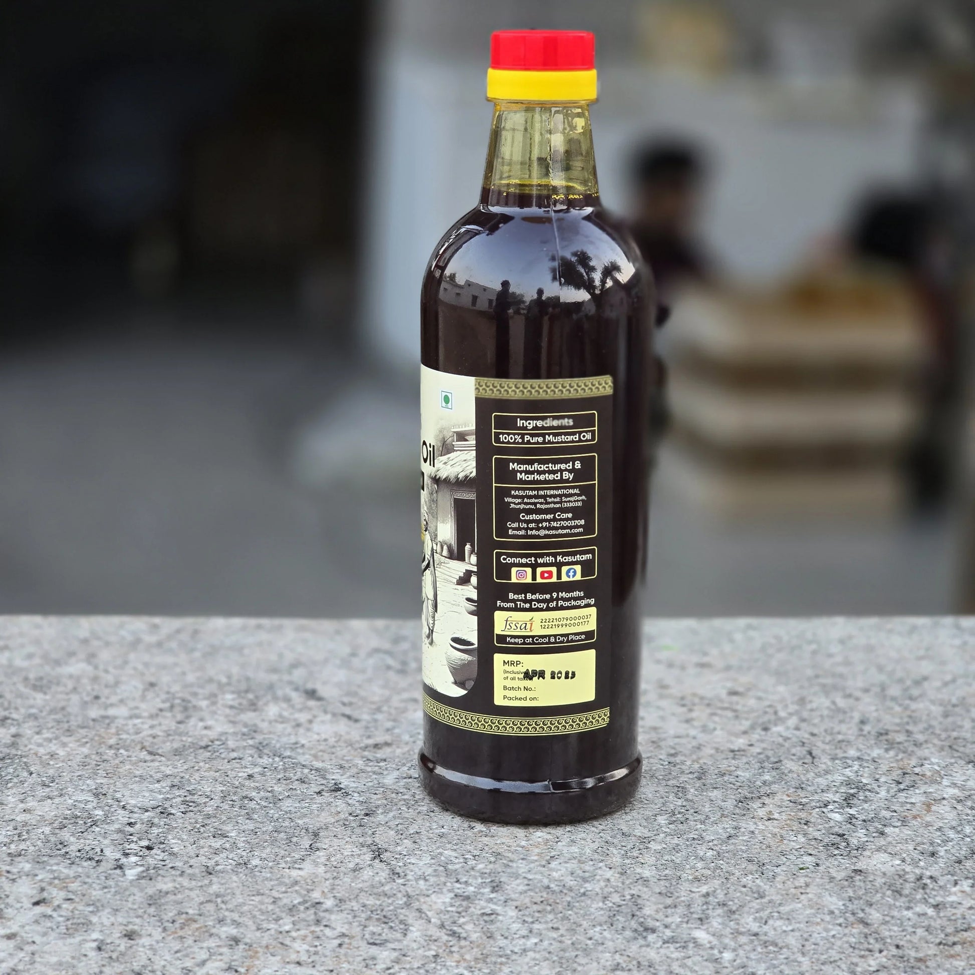Kasutam Cold Pressed Black Mustard Oil