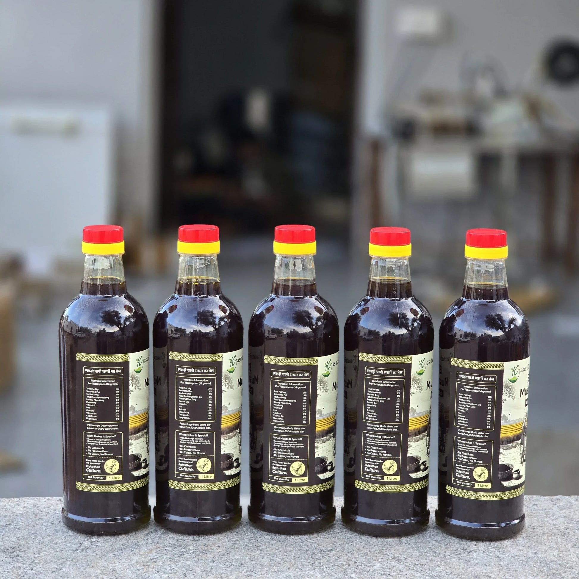 Kasutam Cold Pressed Black Mustard Oil