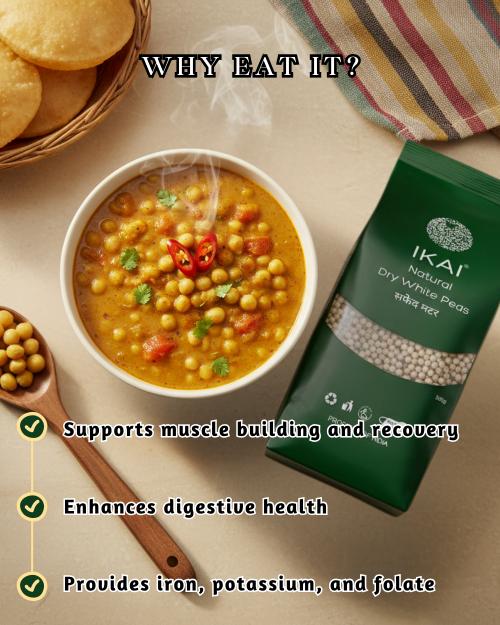 IKAI Natural Dry White Peas 