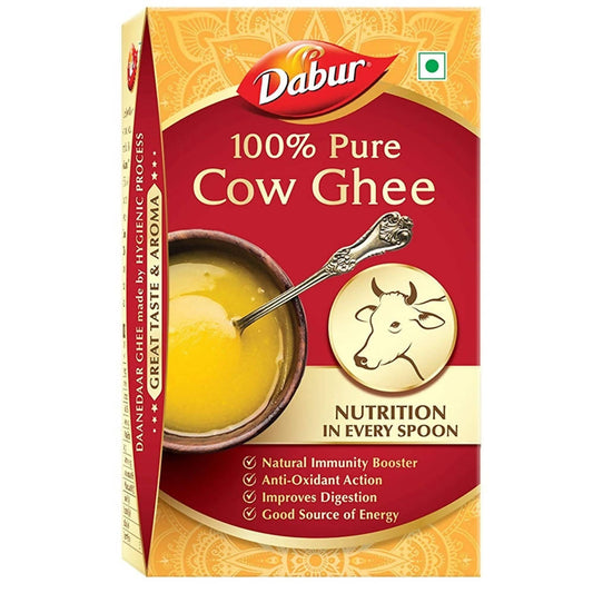Dabur Cow Ghee | Desi Cow Milk Ghee | Made From Grass Fed Cow's Milk | Organic Ghee 