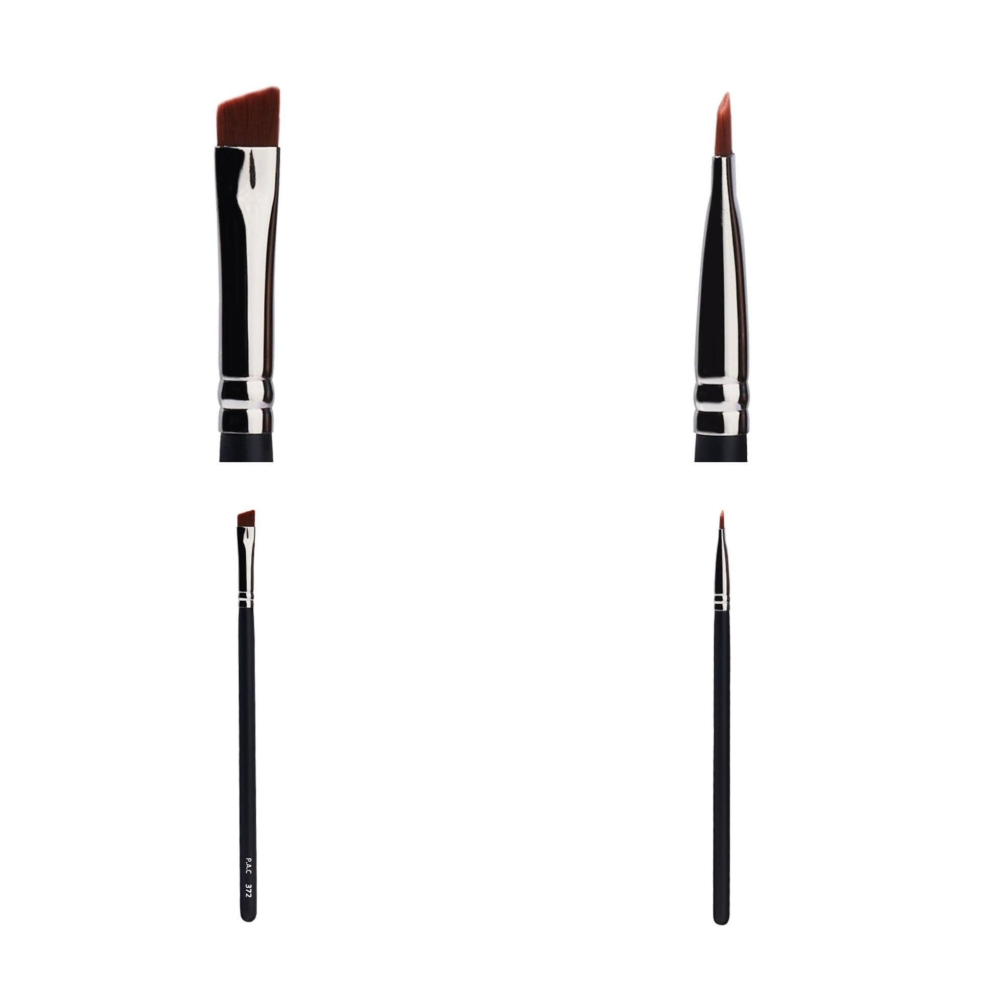 PAC Studio Eyeliner Brush 372 - Fine Tip Angled Eyeliner Brush, Suitable for Winged Liners or Filling Brows