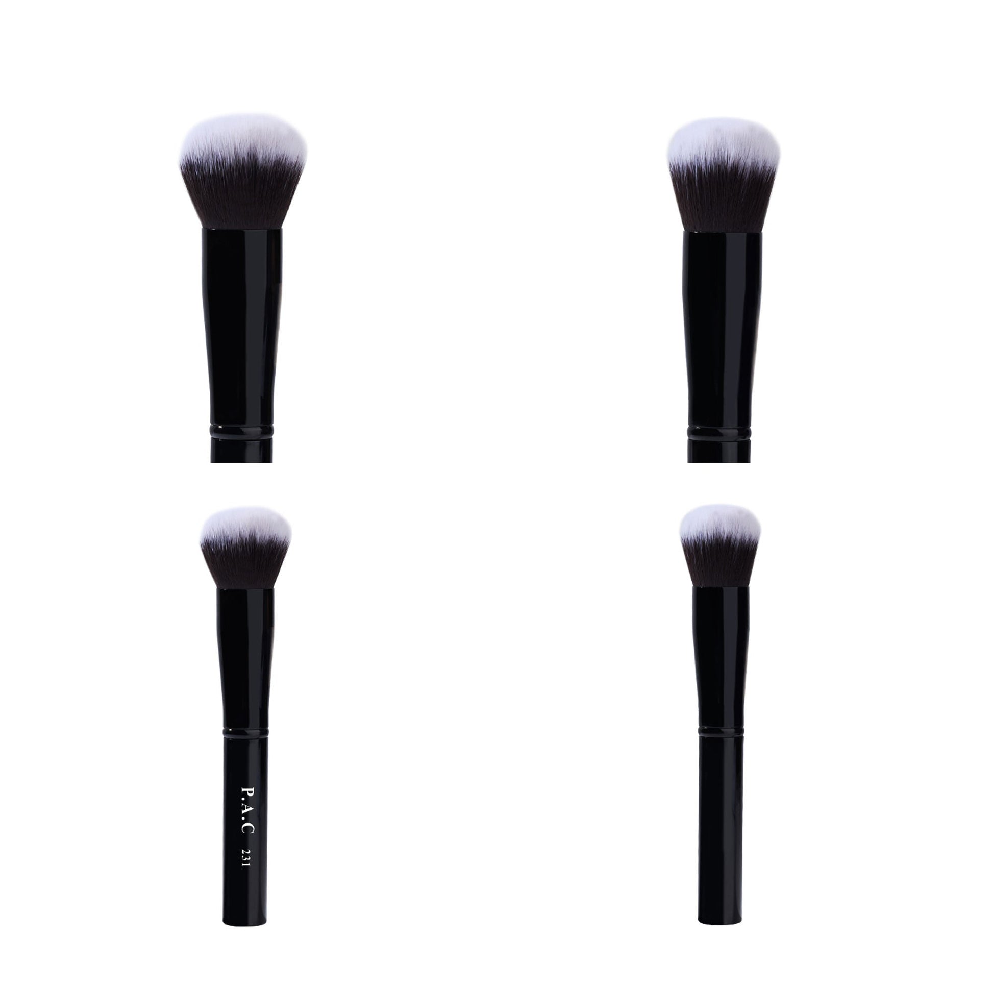 PAC Studio Foundation Blending Brush 231 - Round Shape, Dense Soft Synthetic Bristles for Easy Blending