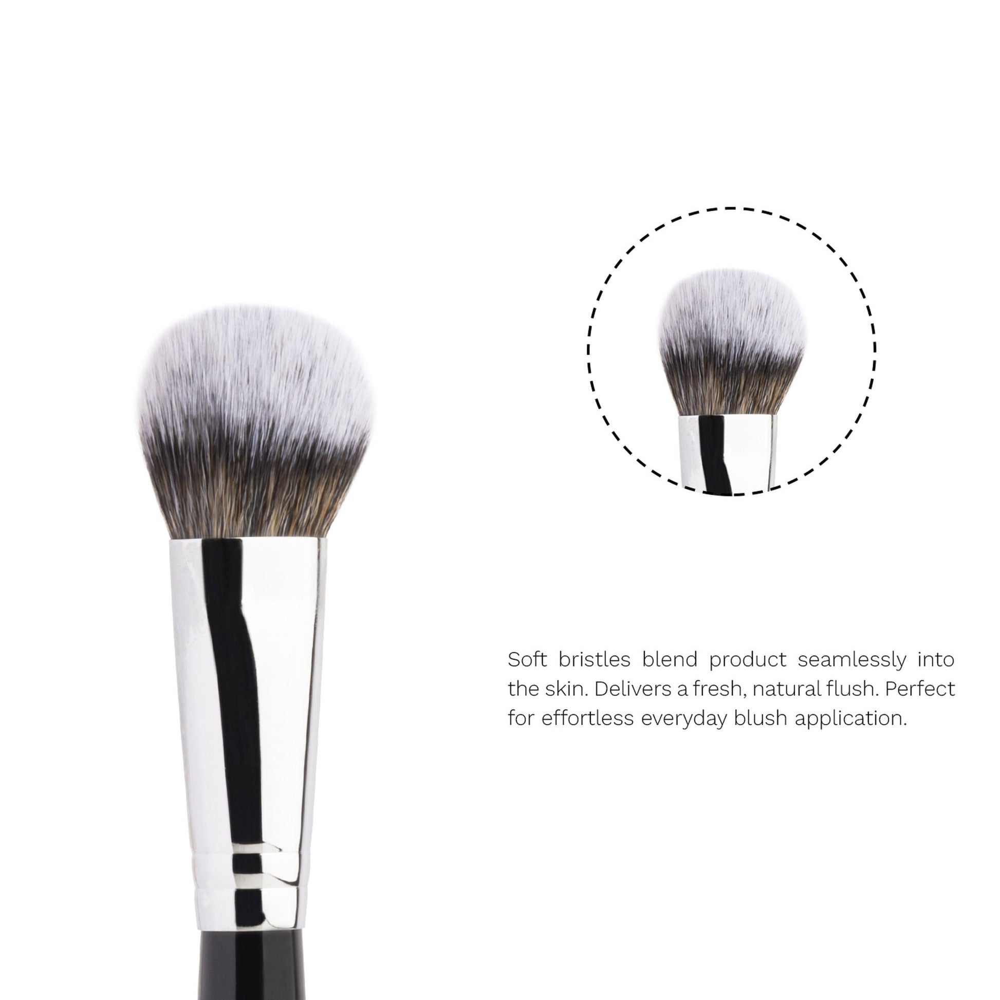 PAC Studio Blush Brush 262 - Small Tapered Dome Shaped, Multi Functional Use, Soft Synthetic Bristles