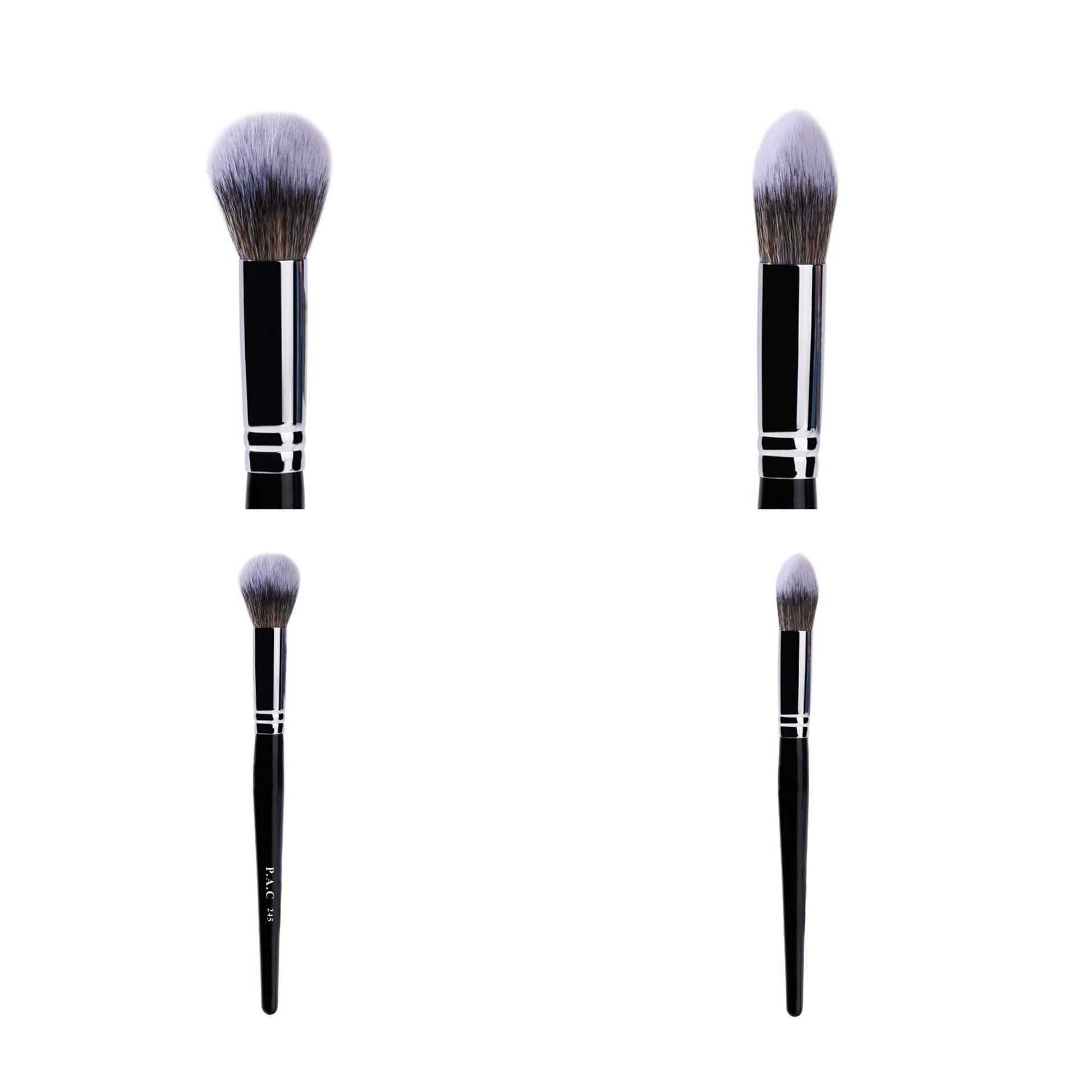 PAC Studio Powder Brush 245 - Medium Dome Shaped Sculpting Powder Brush, Feather Soft Synthetic Bristles
