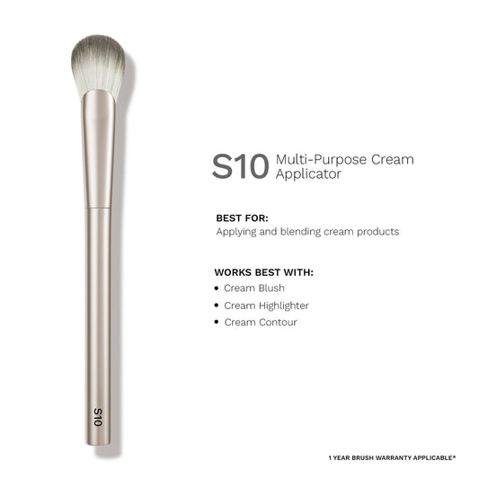 PAC Studio S10 Multi-Purpose Cream Applicator - Slanted Head for Precise Control Natural Streak-Free Finish