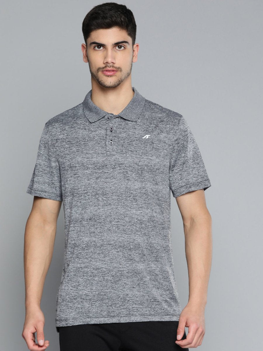 Alcis Men Polo Collar Anti Static Slim Fit T-shirt 