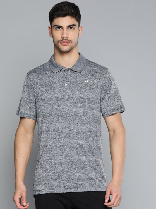 Alcis Men Polo Collar Anti Static Slim Fit T-shirt 
