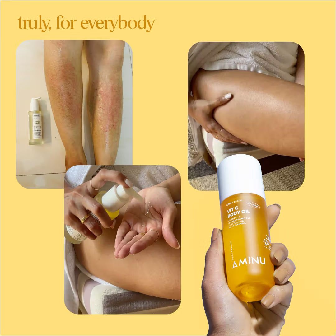 Aminu Melting Aminu Vit C Body Oil for Brightening & Hydrating  Grab2Buy Aminu Grab2Buy