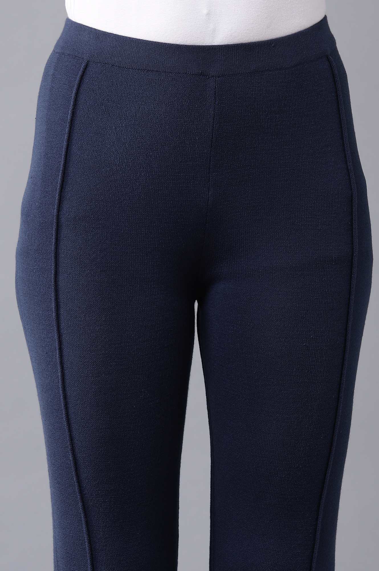 W for Woman Blue Pintuck Tights
