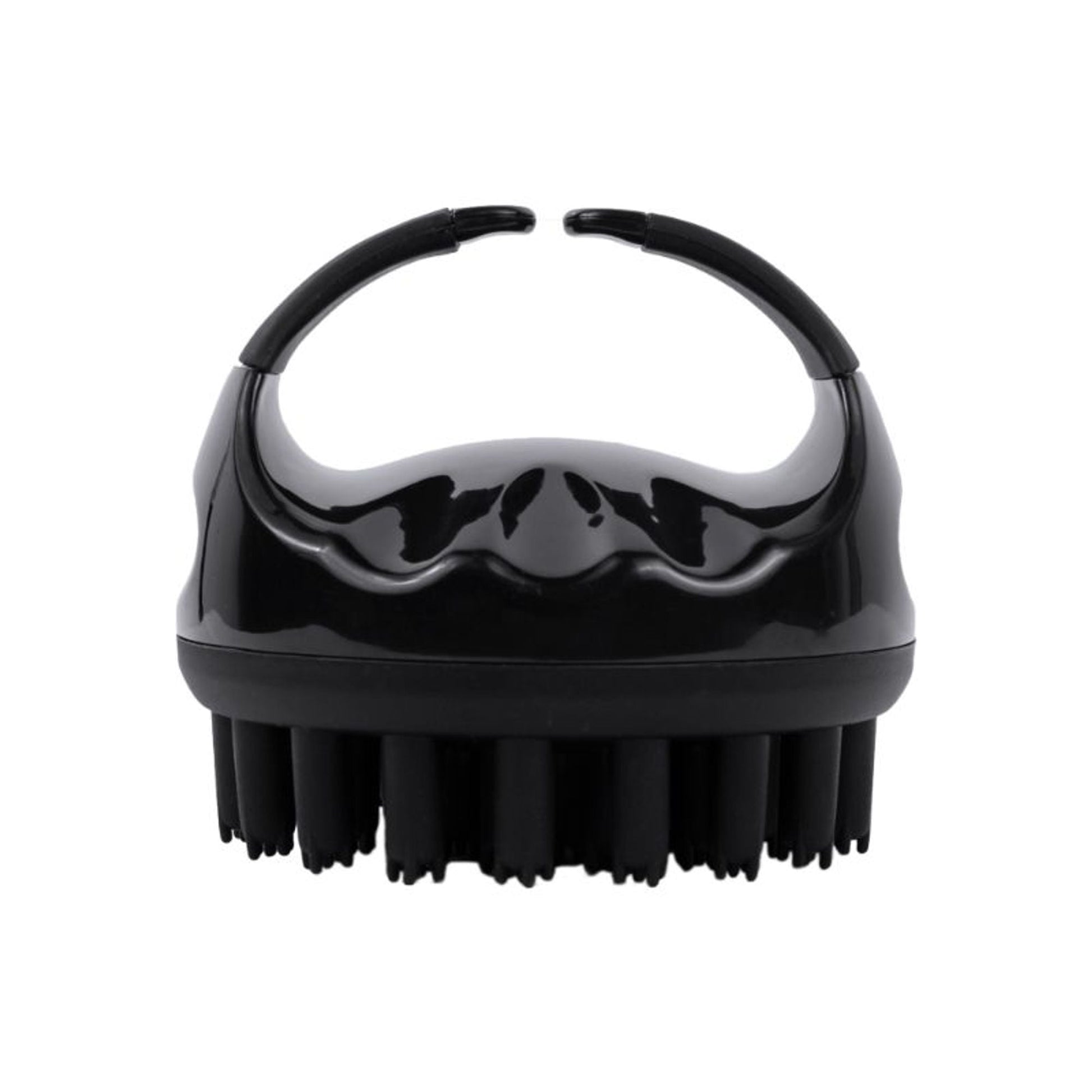 Scalppie Pro Silicon Hair Scalp Massager & Shampoo Brush Scrub - Hair Growth & Anti Dandruff - Black