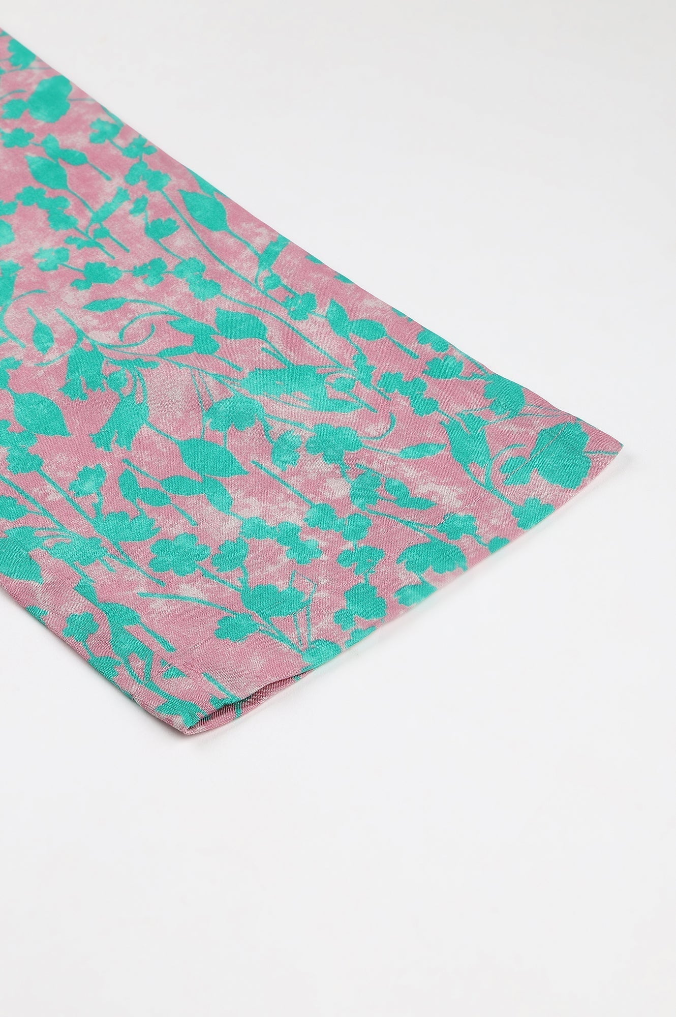 W for Woman Light Purple Floral Printed Parallel Pants