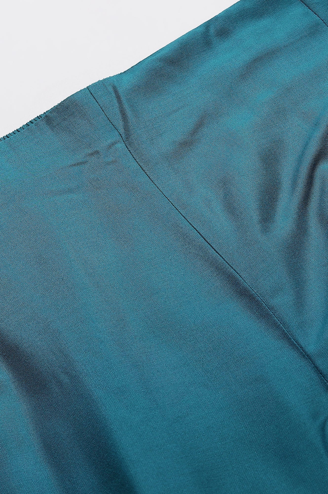 W for Woman Teal Embroidered Slim Pants