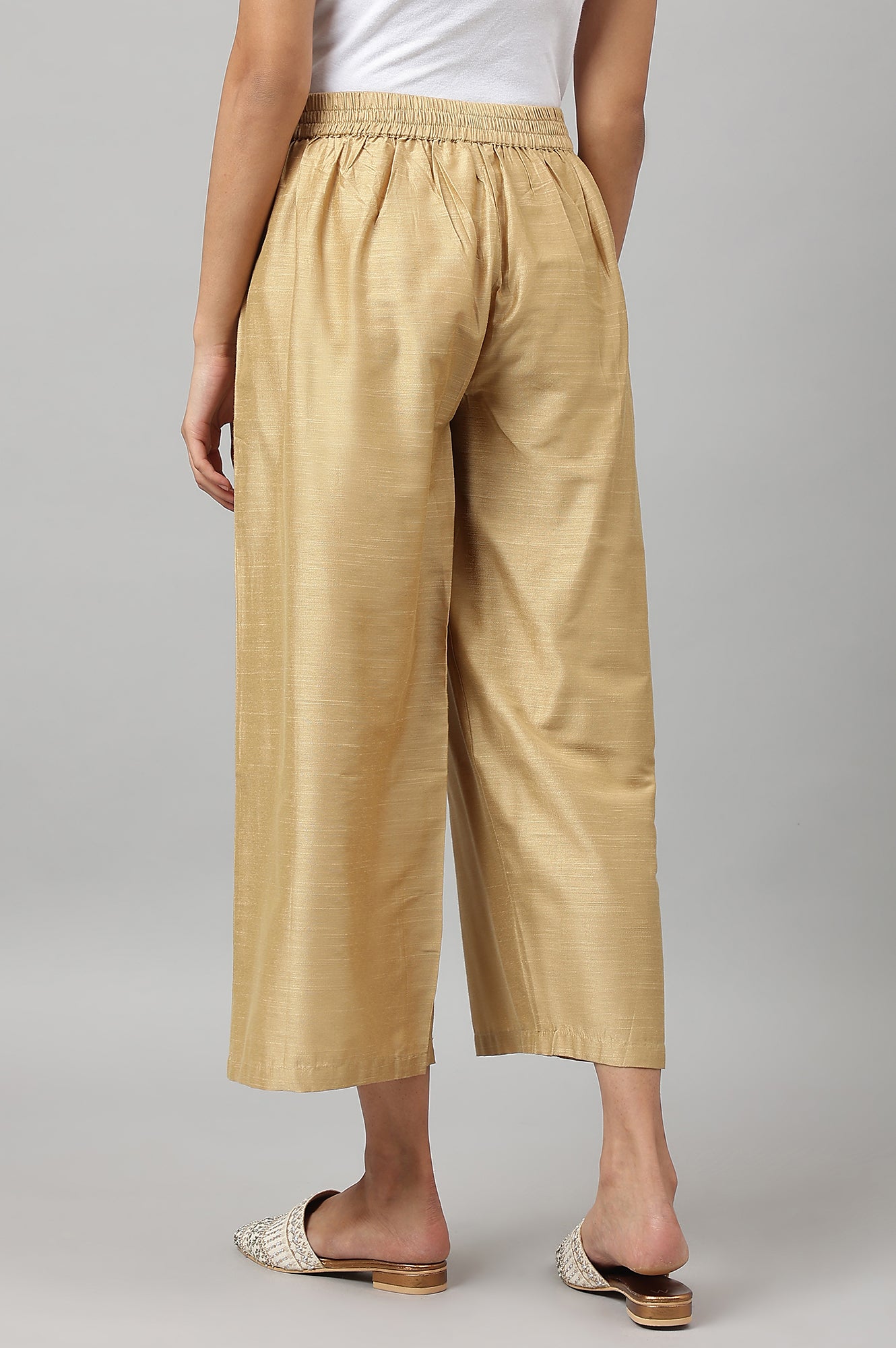W for Woman Gold Parallel Pants
