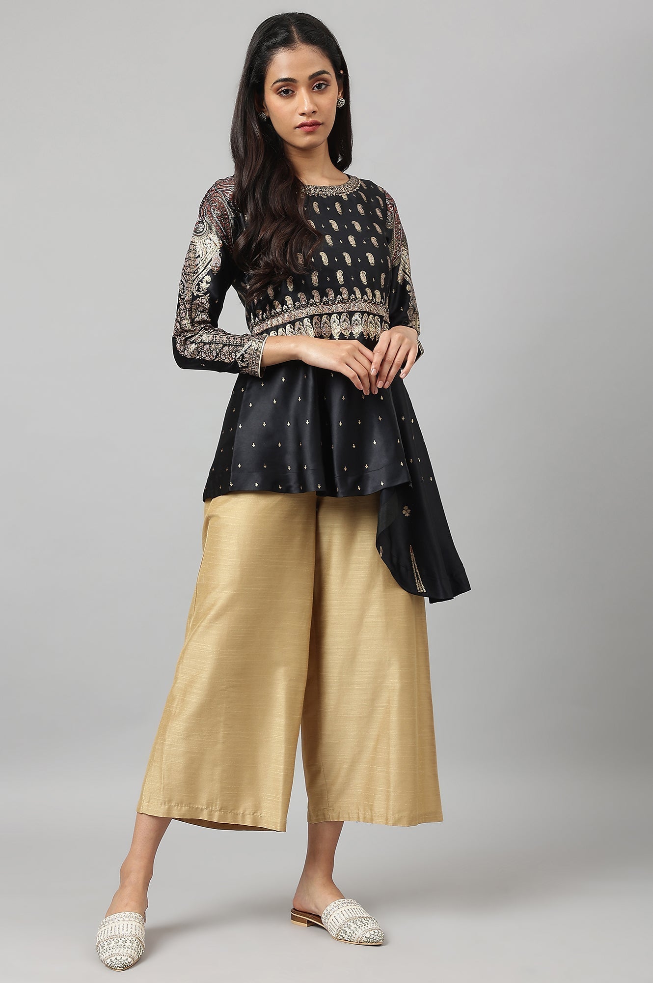 W for Woman Gold Parallel Pants