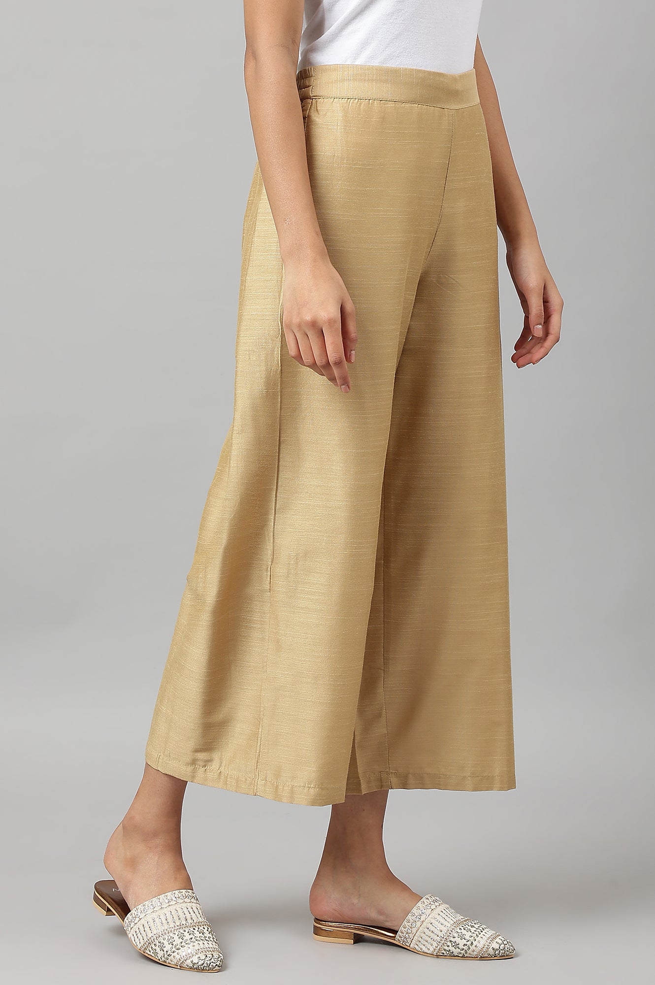 W for Woman Gold Parallel Pants