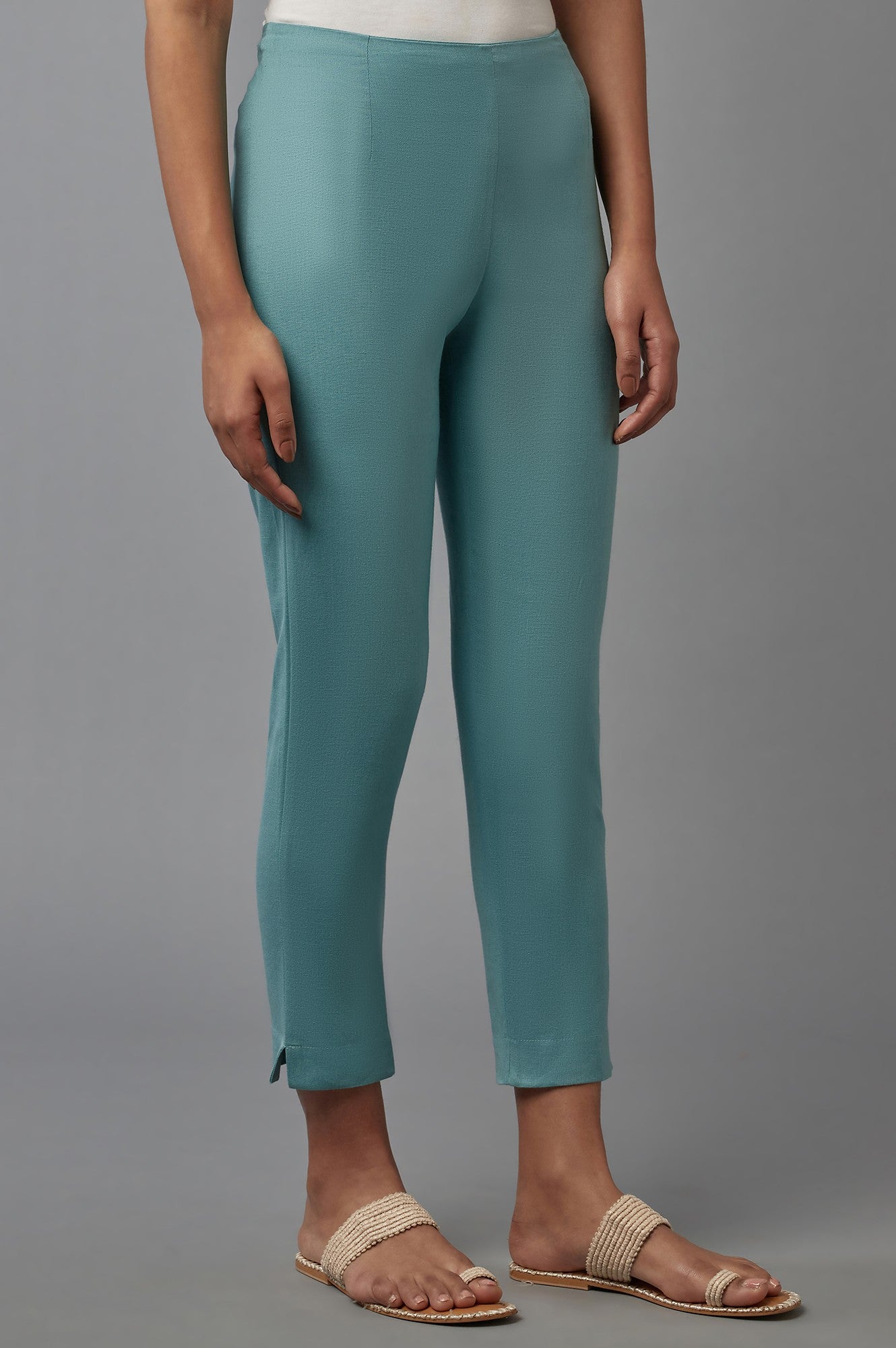 W for Woman Blue Slim Pants