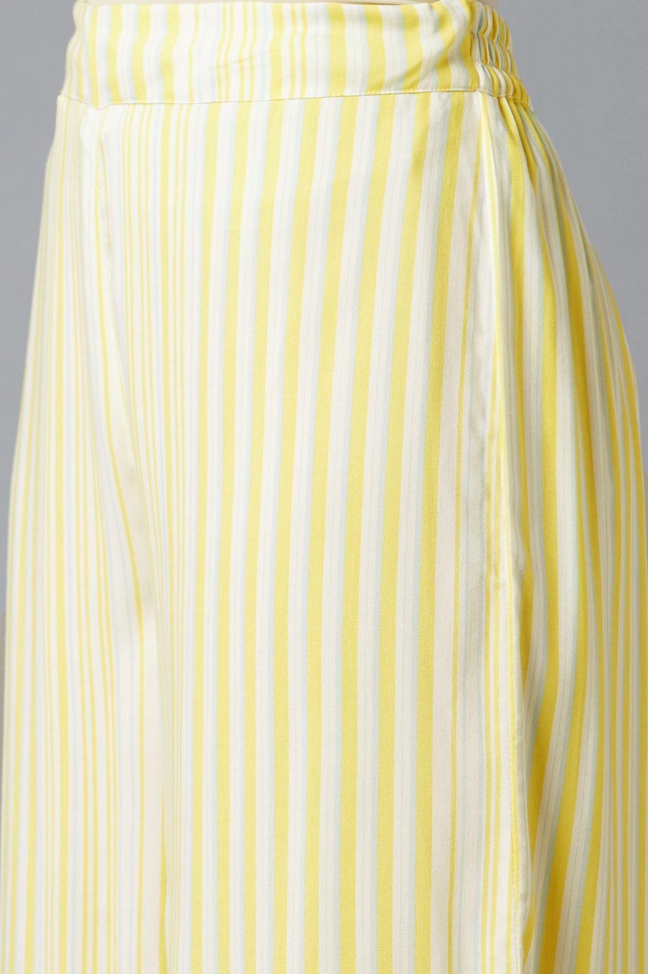 W for Woman Yellow Solid Parallel Pants  Grab2Buy WforWoman Grab2Buy